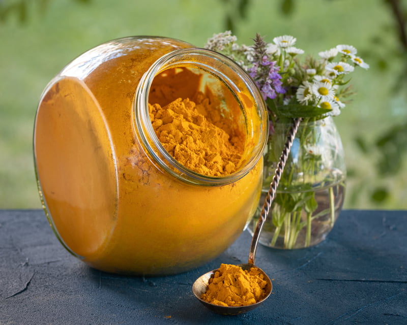 Органический порошок куркумы Органический порошок куркумы, вид curcuma longa