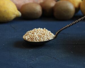 Bio-Quinoa-Samen-gepufft