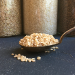 Organic brown round rice