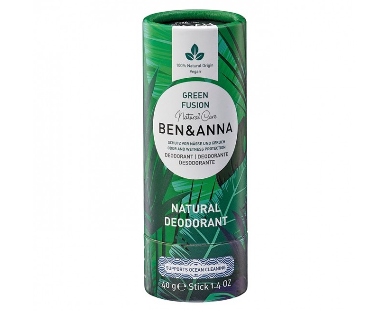 green fusion 800x640 Pencil deodorant NATURAL GREEN FUSION, 40 g, BEN & ANNA - Image 1