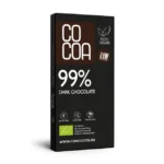 Organic dark chocolate 99% RAW, 40 g, COCOA